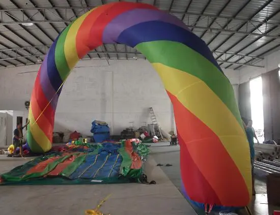 Giant Oxford Inflatable Rainbow Arch 1
