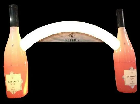 Inflatable Beer Bottle Light Arch 1