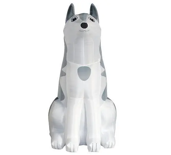 Giant Husky Christmas Inflatable Dog 1