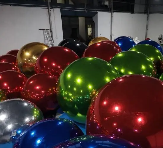 Gold Silver Colored Large Disco Mirror Ball 1