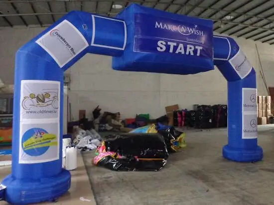 Velcro Banner Inflatable Start Finish Line Arch 1
