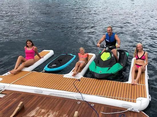 Inflatable Floating Dock 1
