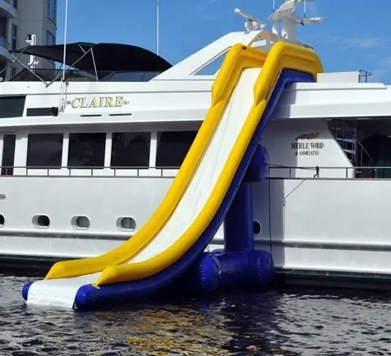 Inflatable Yacht Water Slide for Pontoon Boat 1