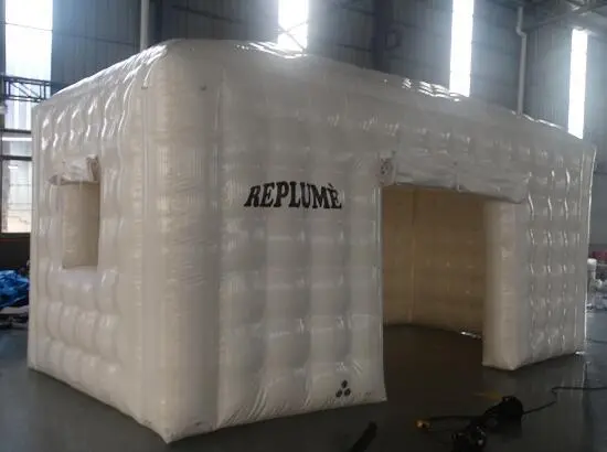 White Airtight Inflatable Cube Tent 1