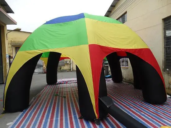 Multicolored Oxford Cloth Inflatable Spider Tent 1