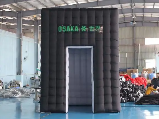 Black Inflatable Photo Booth 1