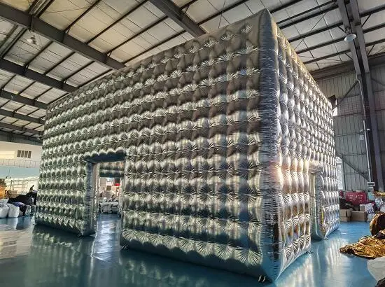 Silver Coated Cloth Inflatable Tent 1