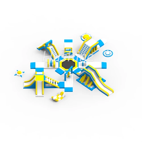 30*27.8*4 .3M Inflatable Aqua Water Park Play Equipment 1