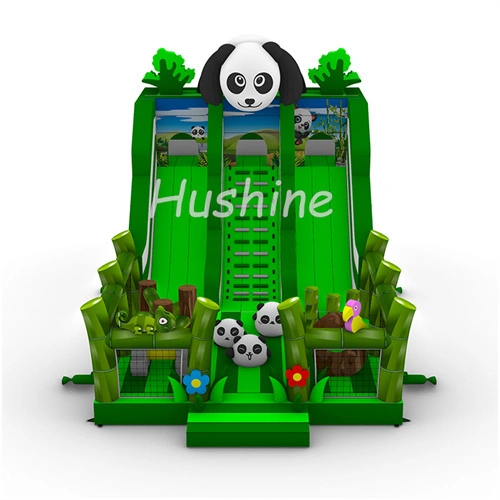 Bamboo Panda Theme Inflatable Playground 1