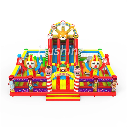 Carnival Circus Inflatable Fun City Playground 1