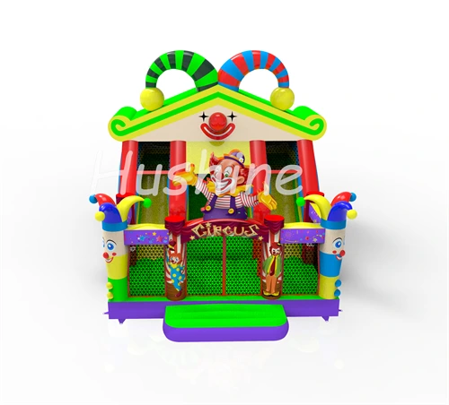 Clown Circus Theme Inflatable Playground 1