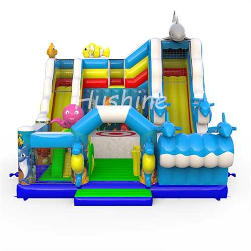 Ocean Theme Inflatable Playground 1