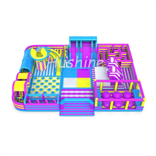 Giant inflatable indoor theme park playground 1