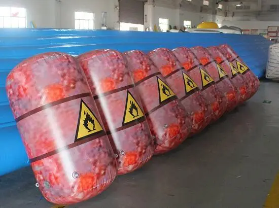 Oil Barrel Paintball Inflatable 1