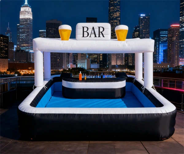 Outdoor Party Backyard Inflatable Pool Bar 1