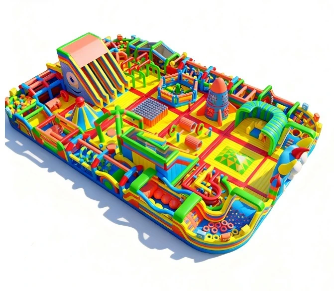 600sqm Monsters Inflatable Theme Park 1
