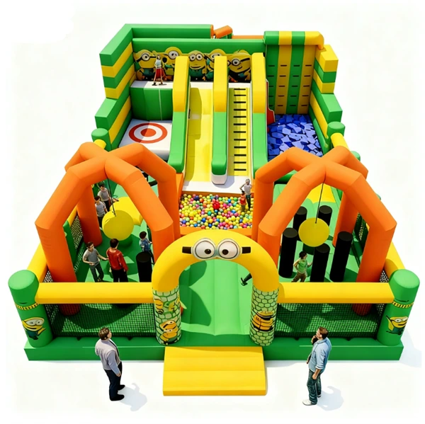 Maison gonflable de jeux gonflables d&#39;extérieur 1