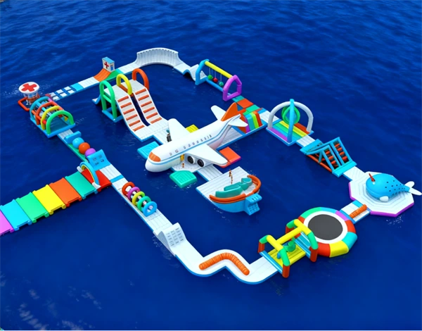 Inflatable Floating Water Park Aqua Playground 1