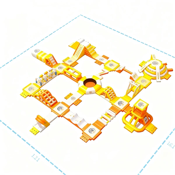 Inflatable Aqua Park Floating Water Park Equipment Game 1