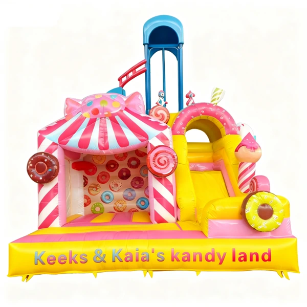 Candy House Bounce Maison gonflable 1