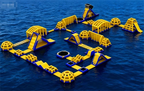 Custom Inflatable Floating Aqua Water Park 1