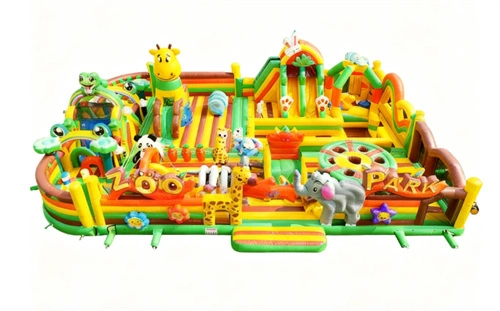 Parque temático inflable con diversión para animales 1