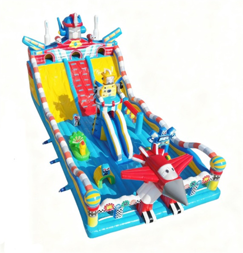 Aufblasbarer Hüpfburg-Spielplatz für Kinder mit Cartoon-Motiv 3