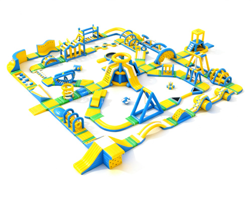 Parc aquatique gonflable personnalisé en PVC de 0,9 mm 1
