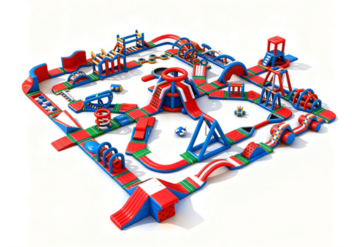 Parc aquatique gonflable personnalisé en PVC de 0,9 mm 2