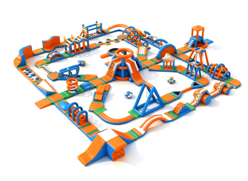 Parc aquatique gonflable personnalisé en PVC de 0,9 mm 3