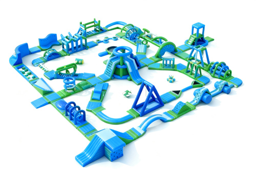 Parc aquatique gonflable personnalisé en PVC de 0,9 mm 4