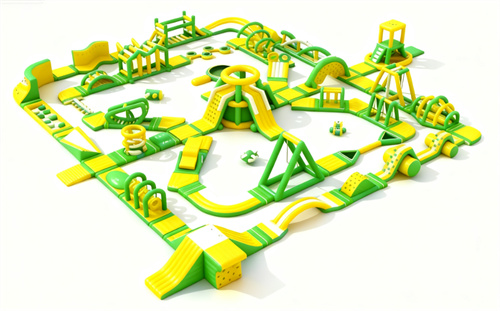 Parc aquatique gonflable personnalisé en PVC de 0,9 mm 5