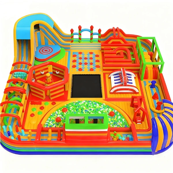 Aufblasbarer Hindernisparcours Outdoor Sport Game Park 1