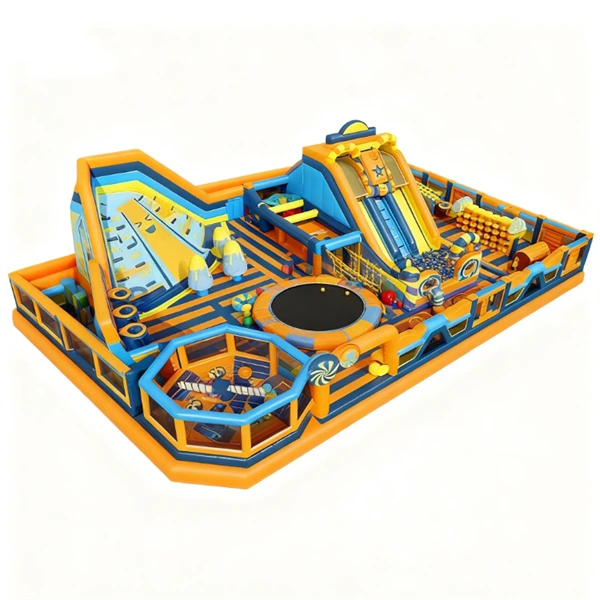 Amusement Games Inflatable Trampoline Playground 1