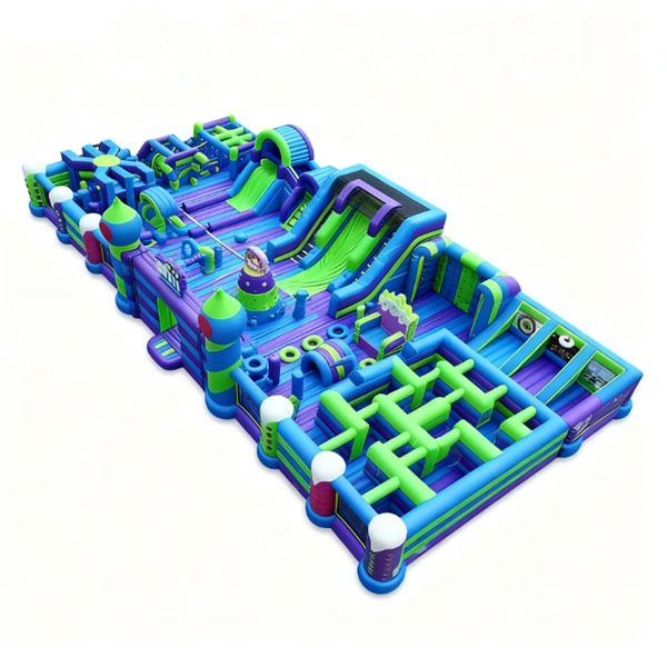 Circuito de obstáculos inflable Fun City 1