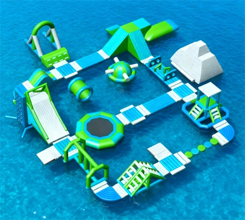 Inflatable Water Park Obstacle Course for Sale 1