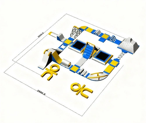 Custom Inflatable Water Park Play Equipment 1