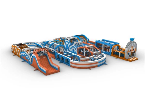 400ft Long Insane 5k Inflatable Obstacle Course 1