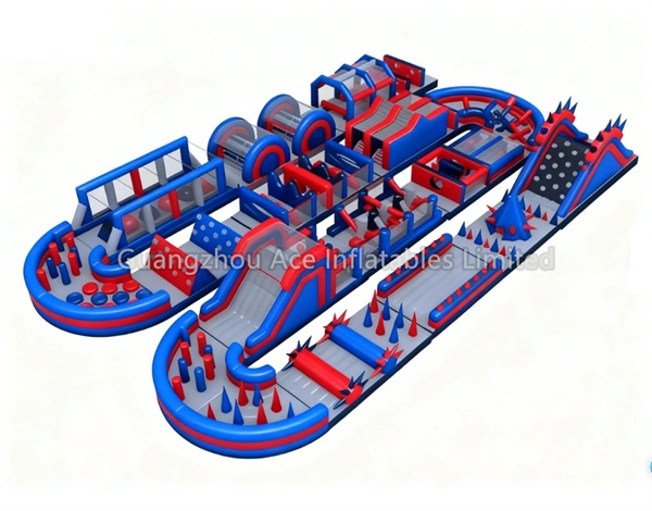 Carrera de obstáculos inflable de 5 km para adultos 1