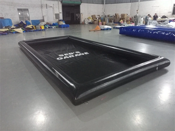 Customized High Quality Portable Pvc Water Ccollection Mat Car Wash Inflatable Car Wash Mat Inflatable Car Wash Mat 1