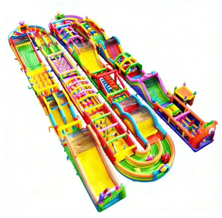 Inflatable Obstacle Course Bounce House for Sale 1