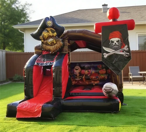 Château gonflable avec toboggan 1