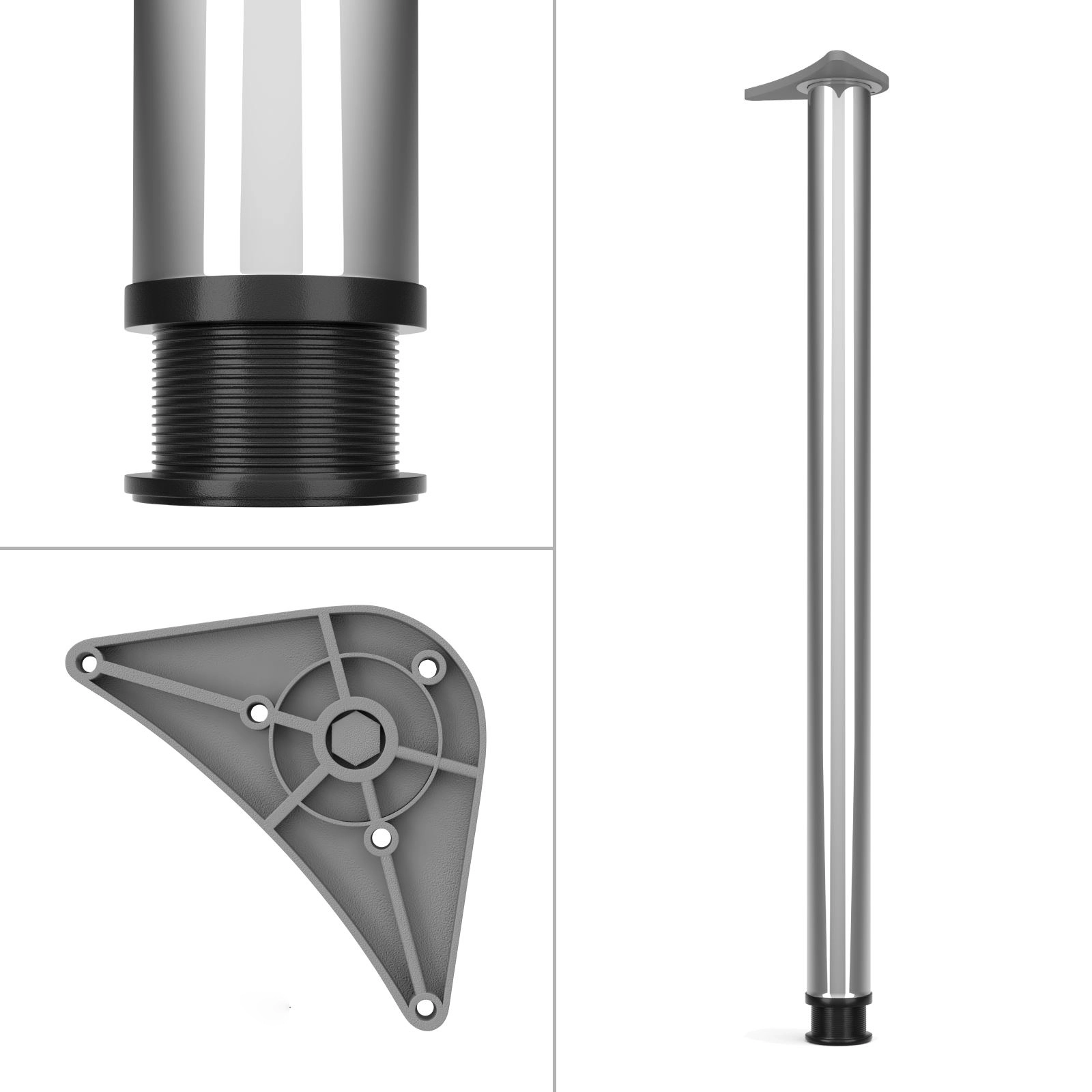 End Table Legs Metal ZHD HardwareIron Or Stainless Steelfactory 7