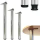 Custom Metal Pedestal Table Base Customization ZHD Hardware 6