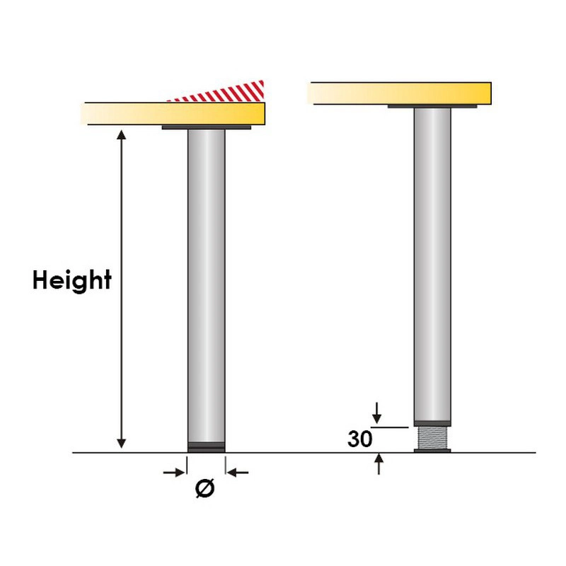 End Table Legs Metal ZHD HardwareIron Or Stainless Steelfactory 2