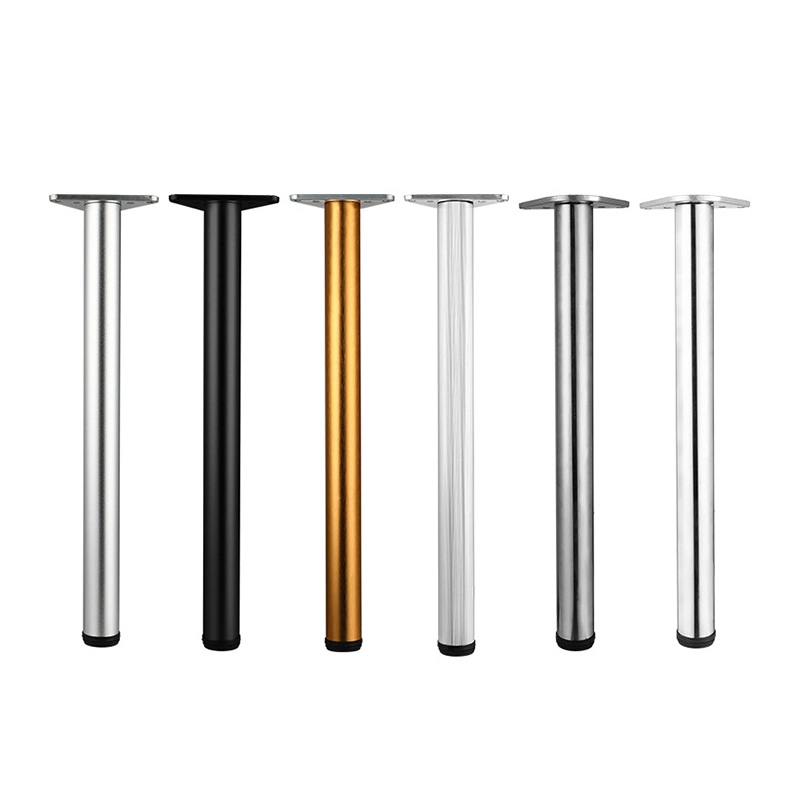 Patas de metal ajustables para muebles, columna de soporte tetragonum, patas de escritorio de oficina 1