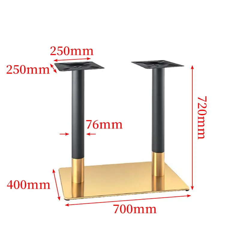 ZHD Hardware Metal Pedestal Table Base 5