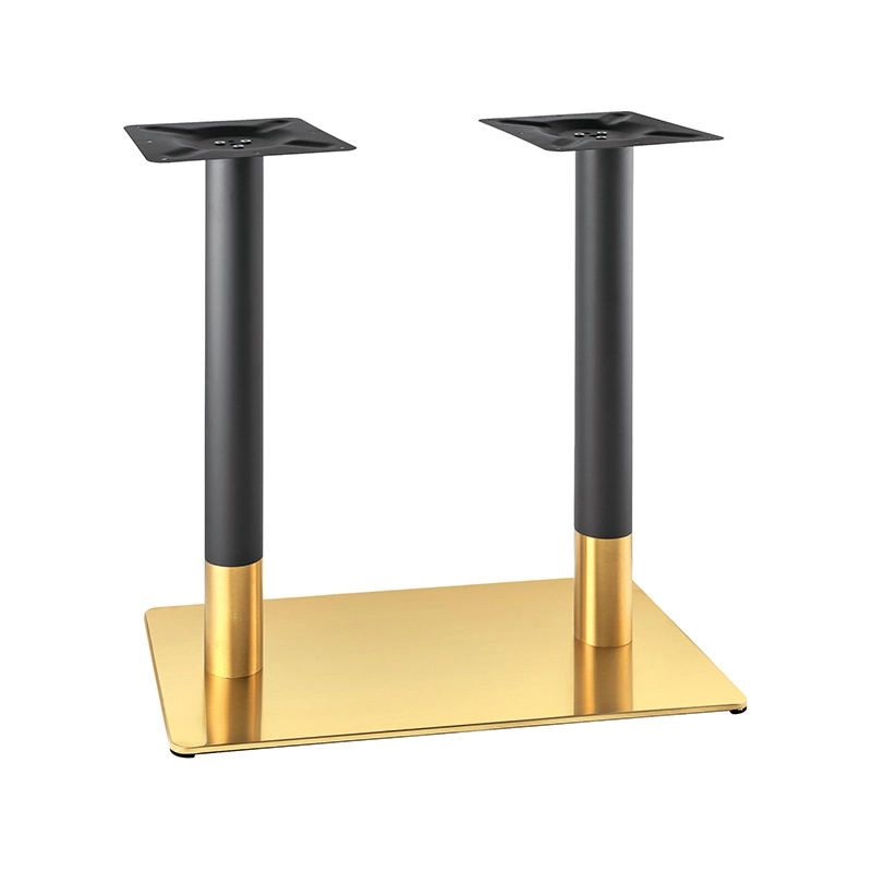 Brushed Stainless Steel Table Legs 10 Sets ZHD Hardware 4