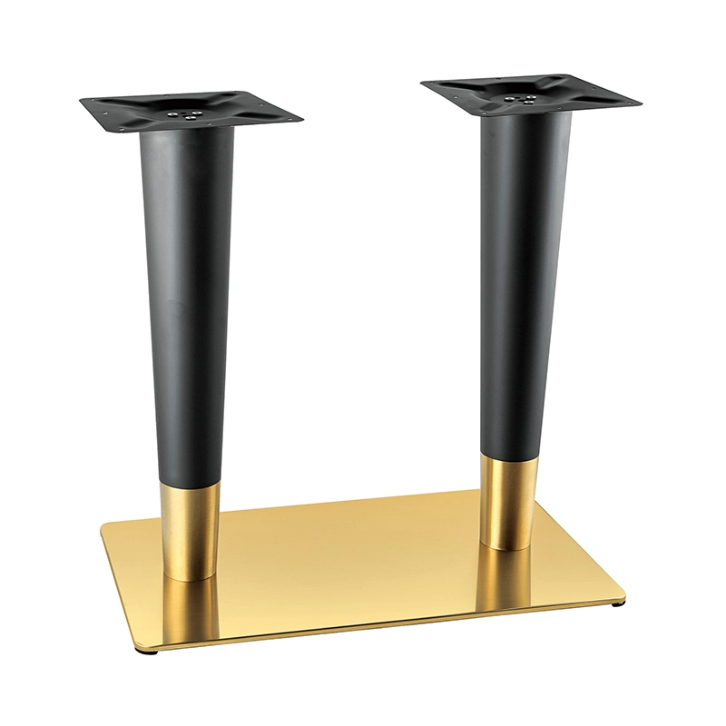Brushed Stainless Steel Table Legs 10 Sets ZHD Hardware 2