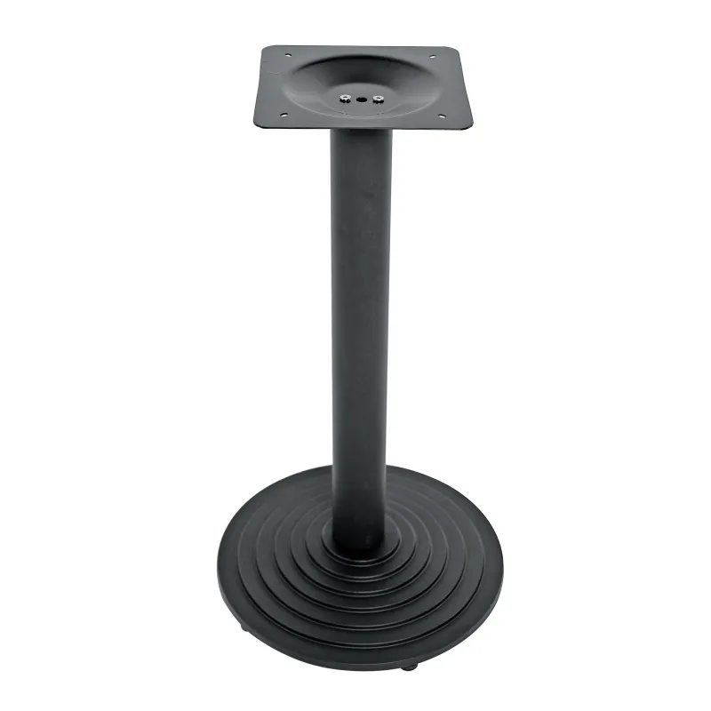 Bar Height Metal Table Legs ZHD Hardware Manufacture Black Or Customization 2